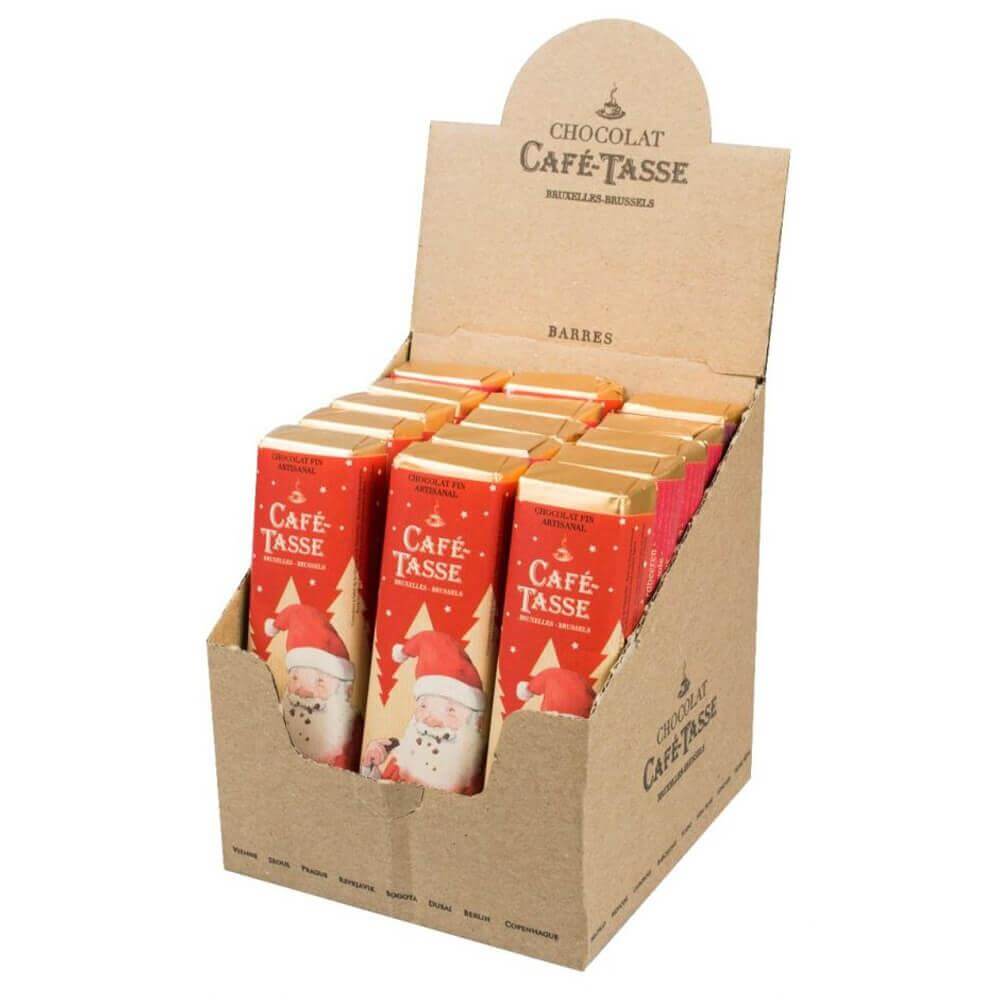 Cafe-Tasse Milk Chocolate Santa Bar 45g